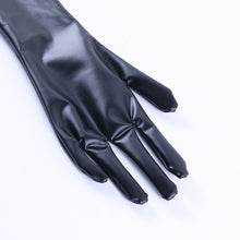 Load image into Gallery viewer, Leather Sexy Short Skirt Egirls PU Strap Mini Dress Off The Shoulder Dresses