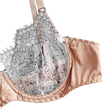 Load image into Gallery viewer, apricot 3-Piece Lace Bra Set
