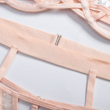 Load image into Gallery viewer, 3-Piece Ladies Sexy Underwear Set Pink Lingerie Set