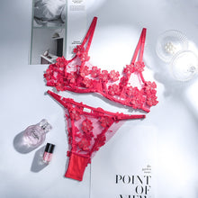 Load image into Gallery viewer, 2-Piece Flroal Bra Set Women