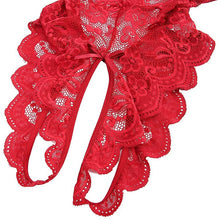 Load image into Gallery viewer, Transparent Deep V Bodysuit