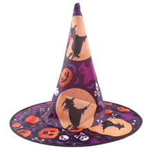 Load image into Gallery viewer, 1pcs Adult Kids Witch Hats Masquerade Ribbon Wizard Hat