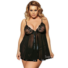 Load image into Gallery viewer, sexy plus size lingerie See Though