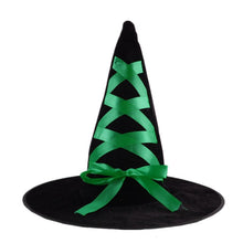 Load image into Gallery viewer, 1pcs Adult Kids Witch Hats Masquerade Ribbon Wizard Hat