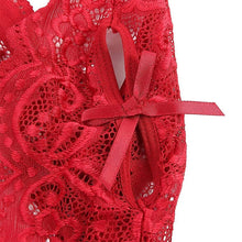 Load image into Gallery viewer, Transparent Deep V Bodysuit