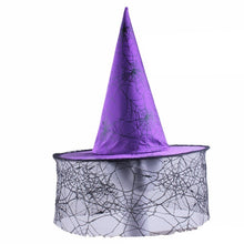 Load image into Gallery viewer, 1pcs Adult Kids Witch Hats Masquerade Ribbon Wizard Hat