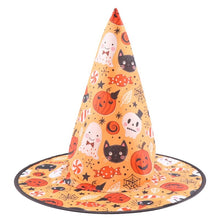 Load image into Gallery viewer, 1pcs Adult Kids Witch Hats Masquerade Ribbon Wizard Hat