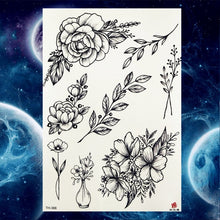 Load image into Gallery viewer, Pink Peony Women Chest Big Tattoo Stickers