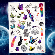 Load image into Gallery viewer, Pink Peony Women Chest Big Tattoo Stickers