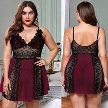 Load image into Gallery viewer, Sexy Lace Sleepwear Night Dress