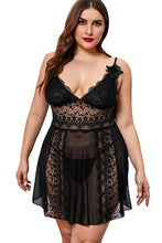 Load image into Gallery viewer, Sexy Lace Sleepwear Night Dress