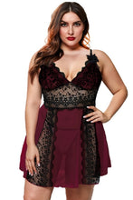Load image into Gallery viewer, Sexy Lace Sleepwear Night Dress