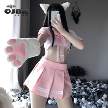 Load image into Gallery viewer, Sexy Pink School Uniform Costume