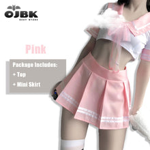 Load image into Gallery viewer, Sexy Pink School Uniform Costume