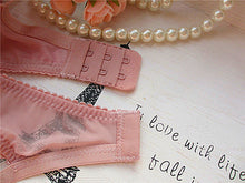 Load image into Gallery viewer, sexy transparent lace underwear bra set