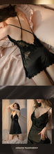 Load image into Gallery viewer, Backless Faux Silk Nightdress