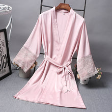 Load image into Gallery viewer, Satin Robe Bride Elegant Sleepwear