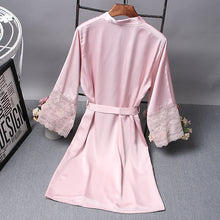 Load image into Gallery viewer, Satin Robe Bride Elegant Sleepwear