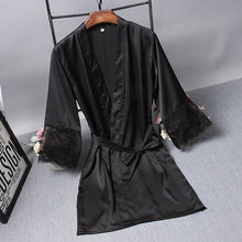 Load image into Gallery viewer, Satin Robe Bride Elegant Sleepwear