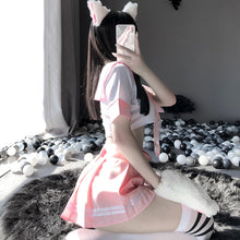 Load image into Gallery viewer, Sexy Pink School Uniform Costume