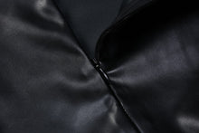 Load image into Gallery viewer, Faux Leather Mini Dress