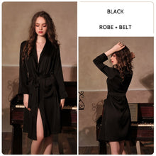 Load image into Gallery viewer, Sexy Bathrobe Satin
