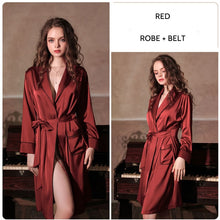 Load image into Gallery viewer, Sexy Bathrobe Satin