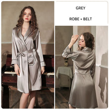 Load image into Gallery viewer, Sexy Bathrobe Satin