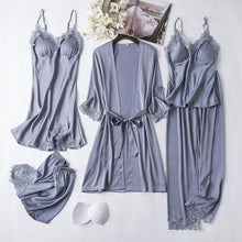 Load image into Gallery viewer, 5PCS Chemise Robe Nightgown