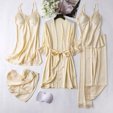 Load image into Gallery viewer, 5PCS Chemise Robe Nightgown