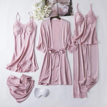 Load image into Gallery viewer, 5PCS Chemise Robe Nightgown
