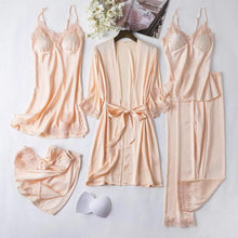 Load image into Gallery viewer, 5PCS Chemise Robe Nightgown