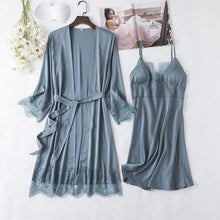 Load image into Gallery viewer, 5PCS Chemise Robe Nightgown