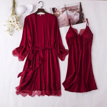 Load image into Gallery viewer, 5PCS Chemise Robe Nightgown