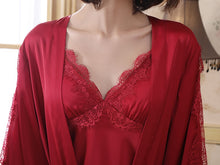 Load image into Gallery viewer, Satin Twinset Robe Set