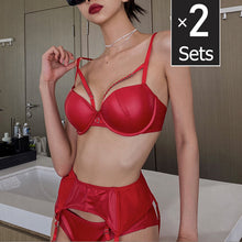 Load image into Gallery viewer, 2 Sets Leather Sexy Lingerie