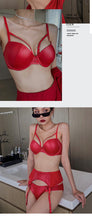 Load image into Gallery viewer, 2 Sets Leather Sexy Lingerie