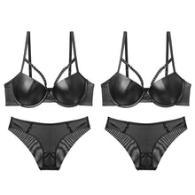Load image into Gallery viewer, 2 Sets Leather Sexy Lingerie