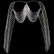 Load image into Gallery viewer, Rhinestone Body Chain Set