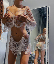 Load image into Gallery viewer, Rhinestone Body Chain Set