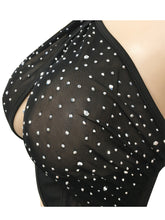 Load image into Gallery viewer, Crystal Skirt Set Nightclub Outfits
