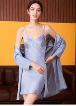 Load image into Gallery viewer, 2pcs Set 100% Mulberry Silk Women Pajamas
