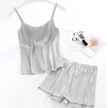 Load image into Gallery viewer, Silk Sleepwear Ladies Shorts Nightwear for Girls