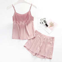 Load image into Gallery viewer, Silk Sleepwear Ladies Shorts Nightwear for Girls