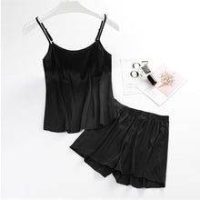 Load image into Gallery viewer, Silk Sleepwear Ladies Shorts Nightwear for Girls