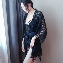 Load image into Gallery viewer, 3pcs set (Basic+Outwear) Lace night dress