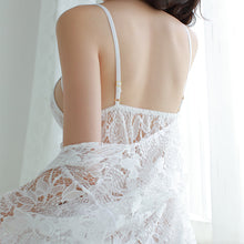 Load image into Gallery viewer, 3pcs set (Basic+Outwear) Lace night dress