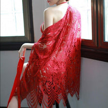 Load image into Gallery viewer, 3pcs set (Basic+Outwear) Lace night dress