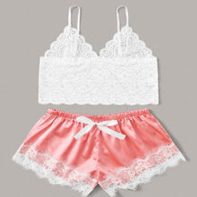 Load image into Gallery viewer, Pajamas Sexy Lace Sling Sleepwear Set