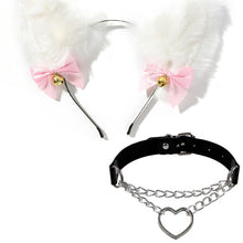 Load image into Gallery viewer, Cosplay Rabbit Ear Plush Bell Hairband Women Girl